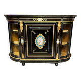 Crédence de style Napoléon III à quatre médaillons de Sèvres