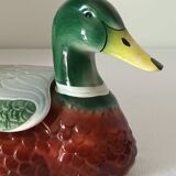 Empty vintage duck barbotine pocket