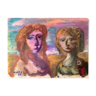 "Mère et fille 2" par Henriette Barety