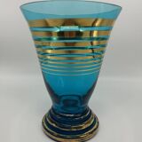 1950s glass vase