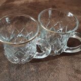 Set of 2 stylish glasses/cups