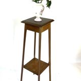 Large wooden pedestal table