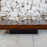 Elm burl coffee table, 1970