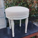 Antique Louis XVI style pouf stool