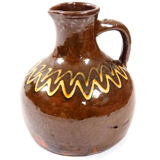 Enameled pitcher
