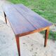 Farmhouse table XIXth century 196cm spindle feet