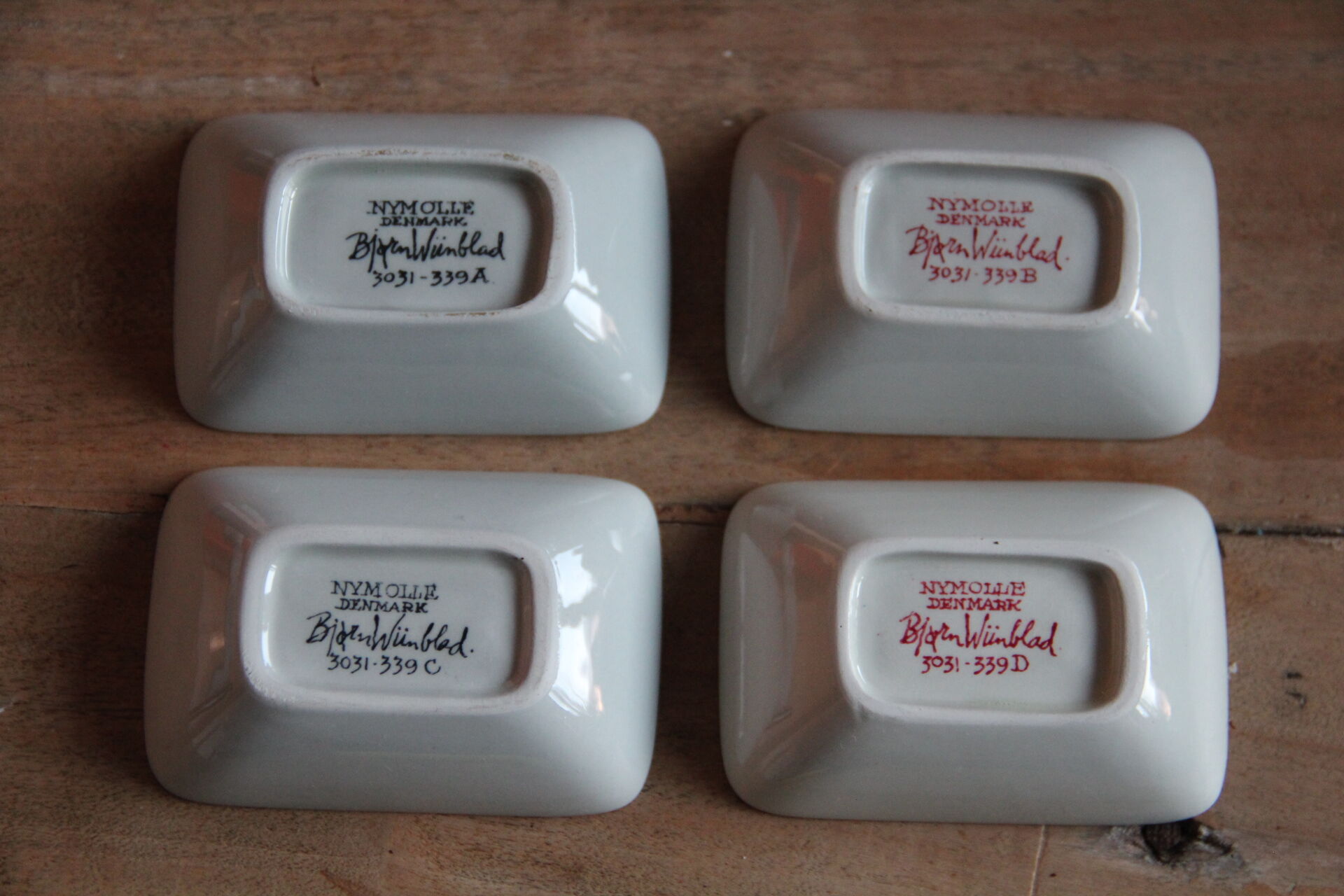 Set de 4 mini-coupelles design Denmark