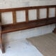 Oak church bench