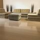 Salon modulaire vintage 4 pièces avec 2 éléments d'angle