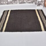 Vintage Anatolian Black Blanket Rug sku 1652