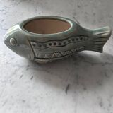 Fish vase graphic decor