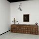 Old trade furniture with oak drawers XL format