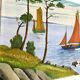 Oil on canvas, Marine signed Raymond JAFFRÉ (1918-2003)