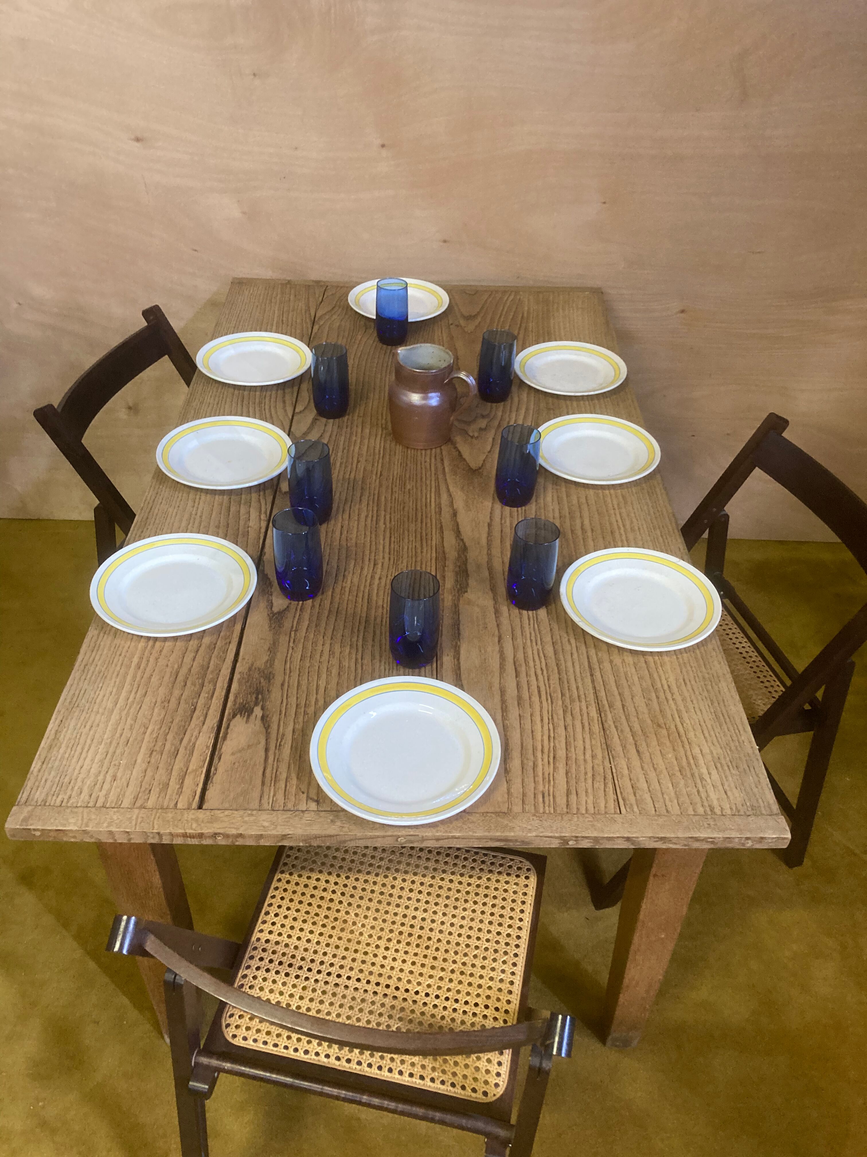 Table de campagne chêne
