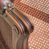 Louis XV Style Walnut Office Chair