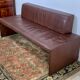 Walter Knoll bench, brown leather