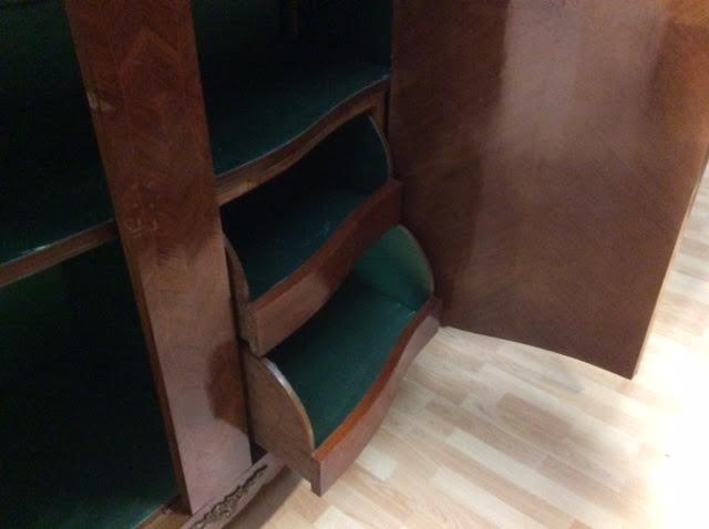 Rosewood marquetry cabinet