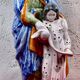 Large statue of Saint Anne Teaching the Virgin Mary to Read Malicorne 38cm