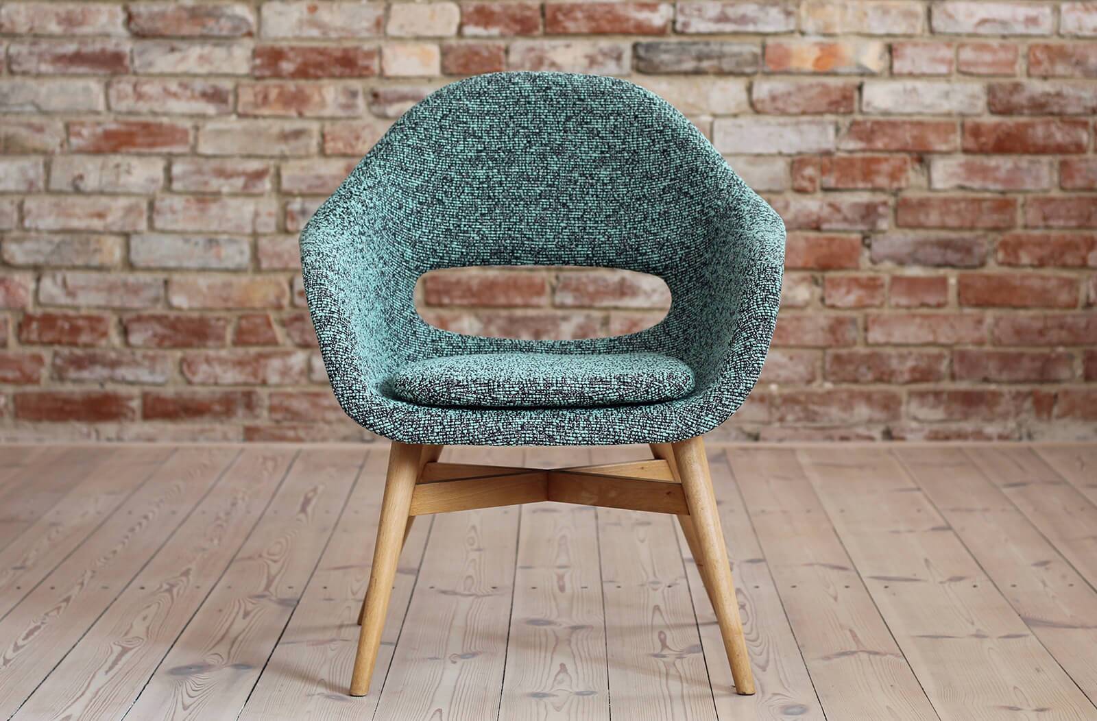 Set of 2 Lounge Chairs designed by Miroslav Navrátil, 1950s, Czech Republic