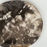 Dish in petrified wood