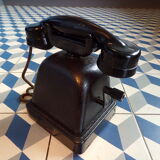 1930 metal crank telephone