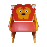 Vintage lion child chair
