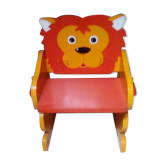 Vintage lion child chair