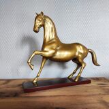 Brass horse