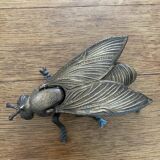 Brass ashtray in the shape of a fly