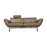 Canapé De Sede ds 140 gris 2/3 places cuir vintage design années 80