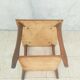 Vintage walnut side table