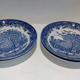 Set of 4 Churchill hollow plates