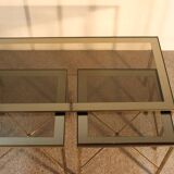 A triptych of tables, brass, 1970
