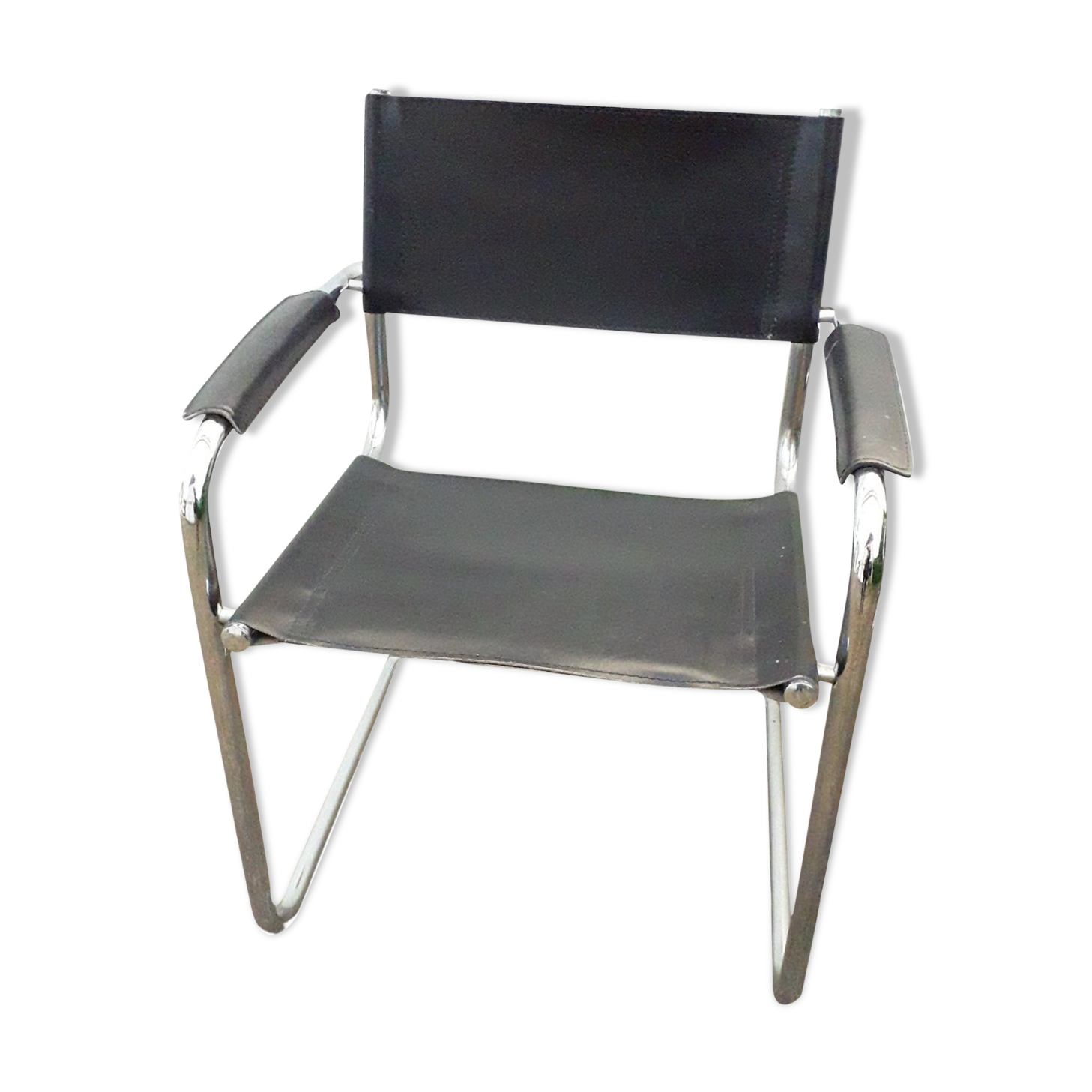 Black design armchair