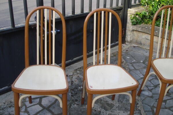 3 chaises Thonet A 643 par Josef Hoffmann pour Thonet