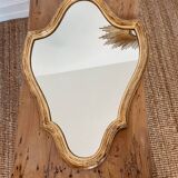 Miroir en bois doré