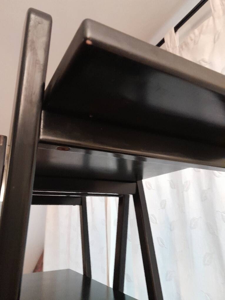 Cassina nuvola red shelf black walnut