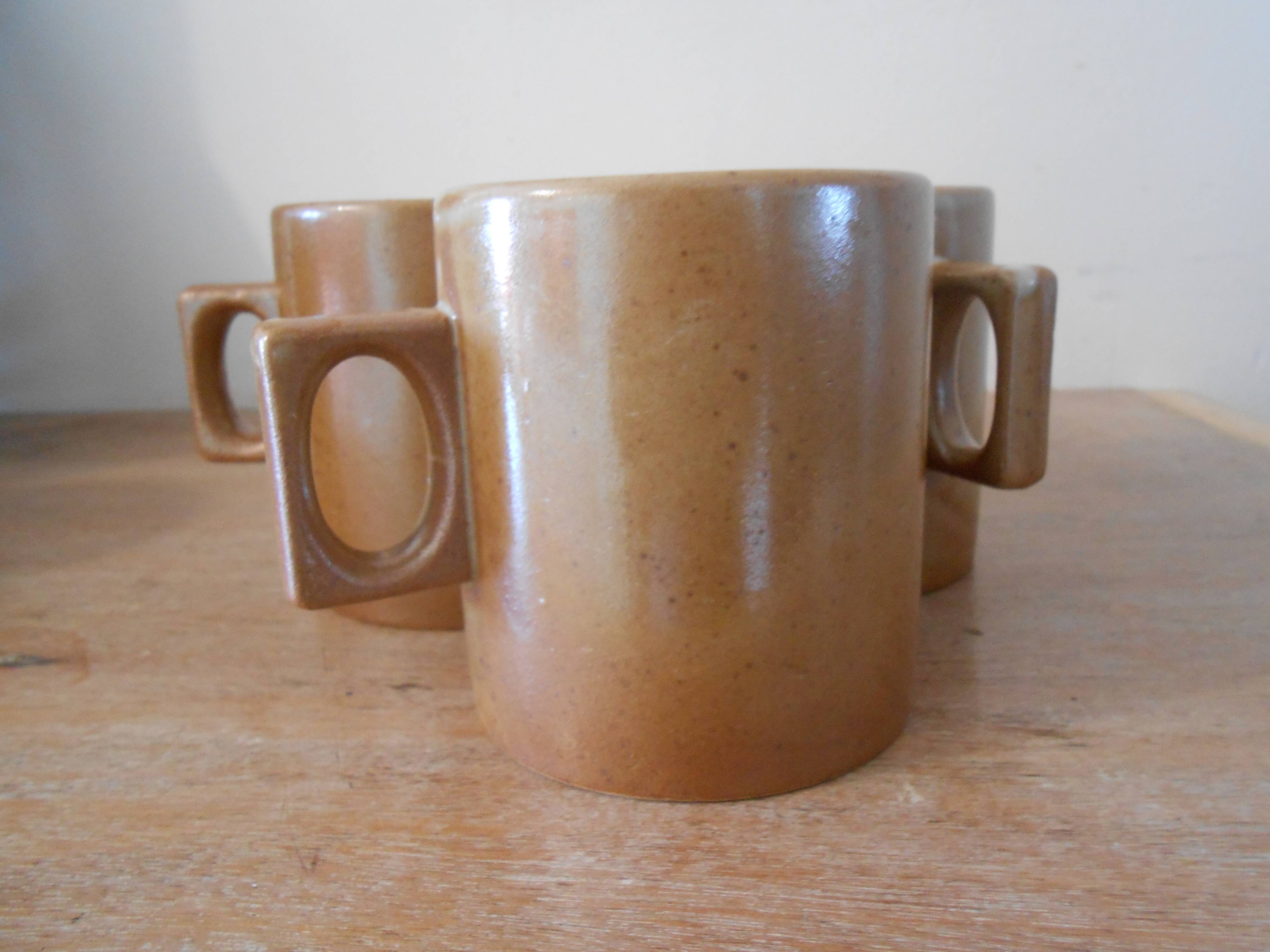 France sandstone, Brenne mugs