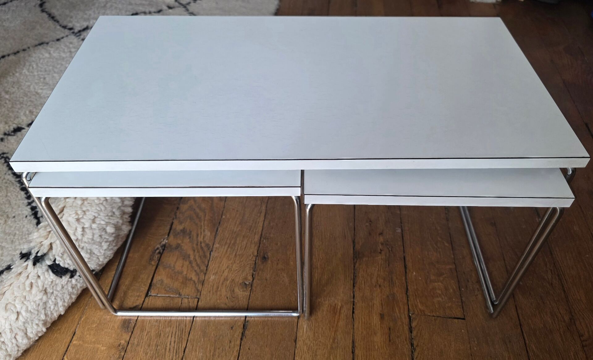 Vintage brabantia nesting tables trio – 1960s