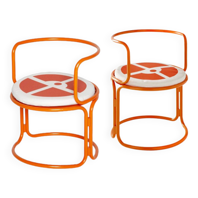 Paire de fauteuils Gae Aulenti pour Prisunic