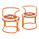 Pair of Gae Aulenti armchairs for Prisunic