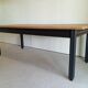 Solid oak farmhouse table 213 cm