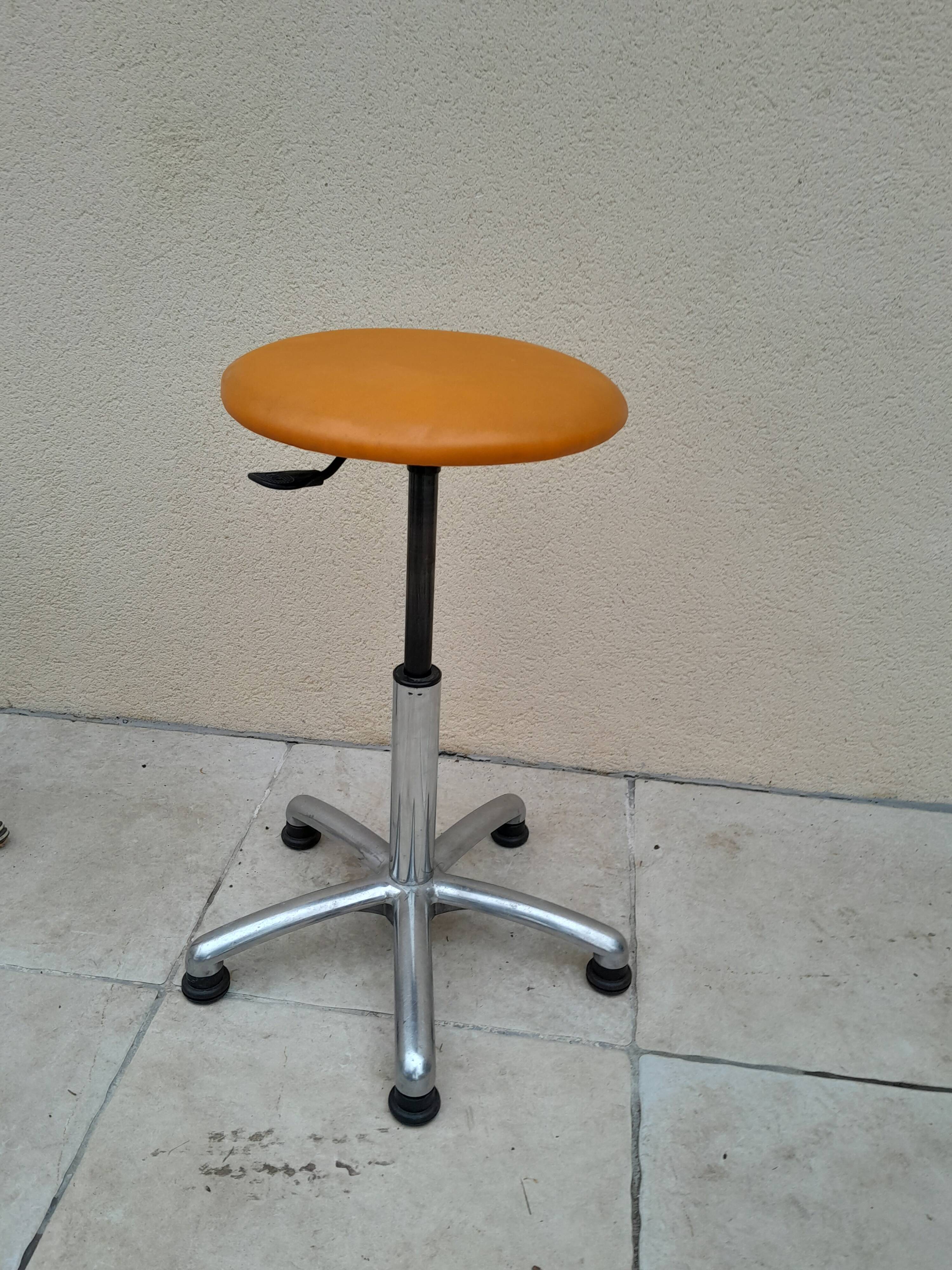 Tabouret siège industriel vintage KHOL