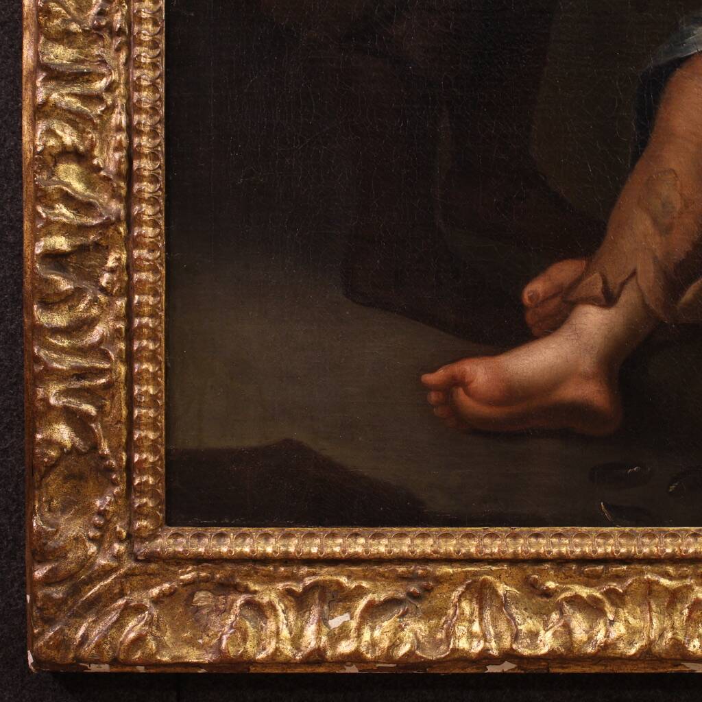 Great 18th century genre scene painting