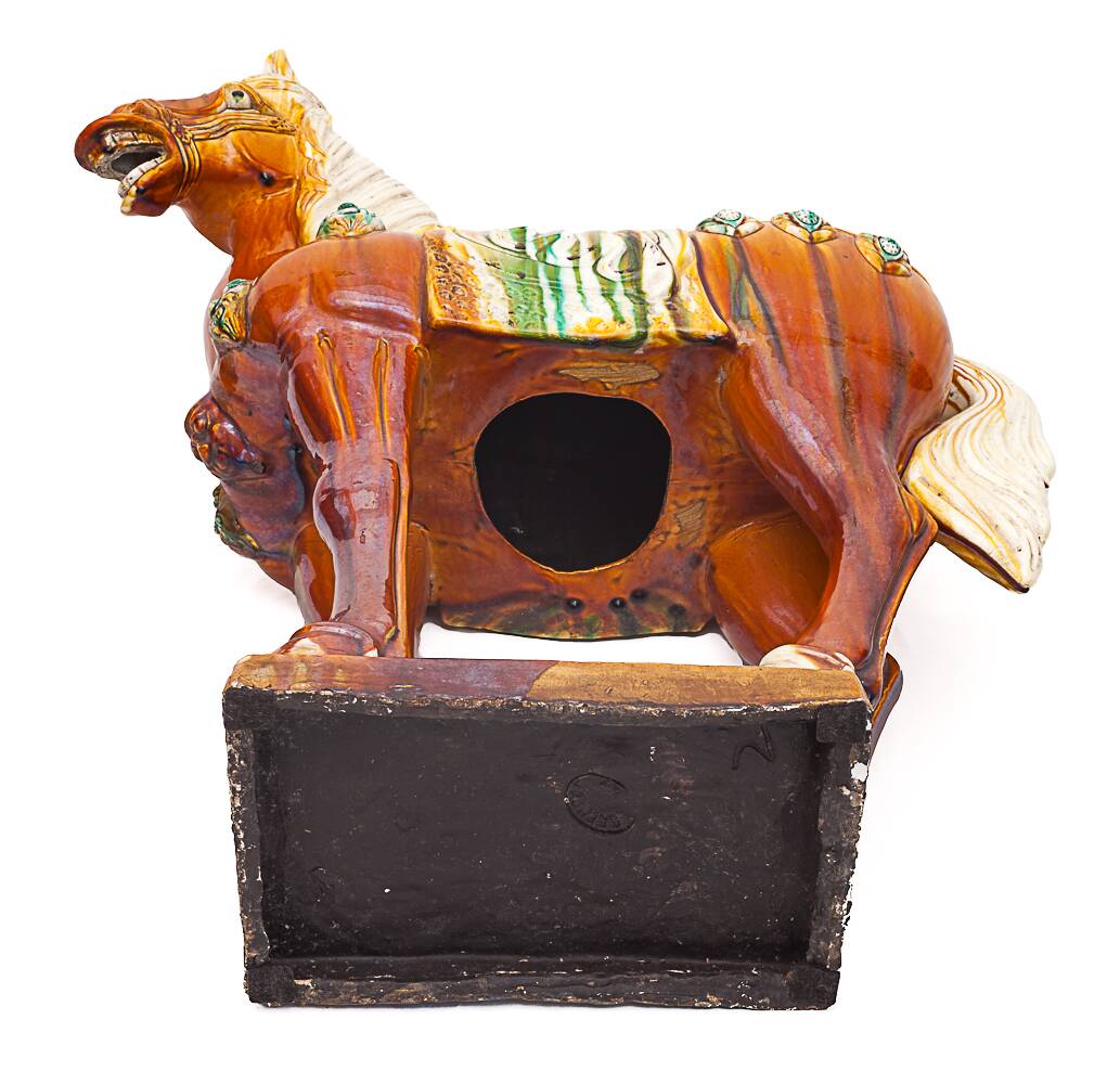 Very large Chinese ceramic horse