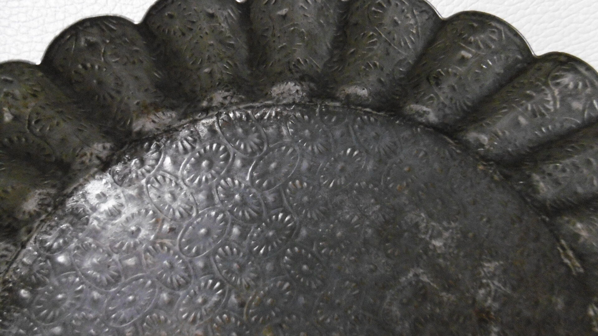 Antique metal cake molds