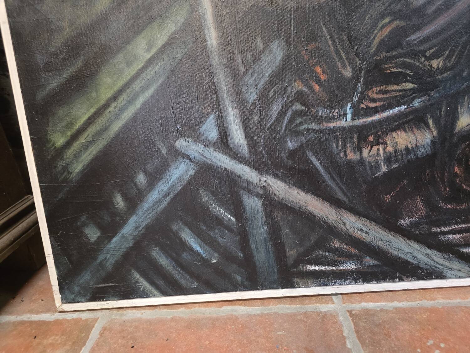 Oil painting on canvas from the 50s/70s