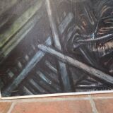 Oil painting on canvas from the 50s/70s