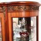 Vitrine de style Louis XVI ,réalisation XXèm ,signée ébénisterie JP Ehalt de très belle qualité .