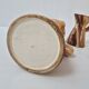 Ceramic coffee service faux-wood Vallauris 1960